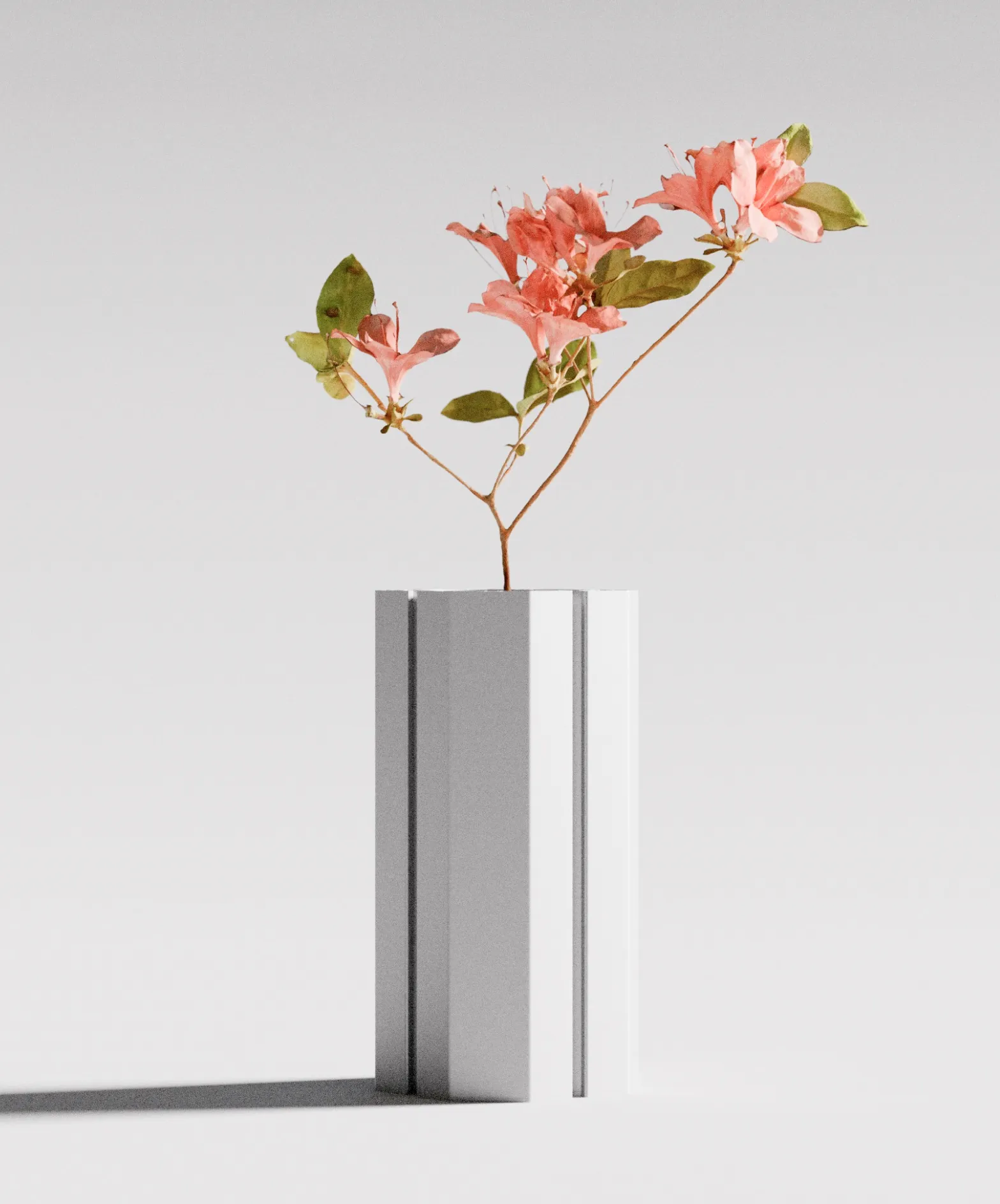 Type-120 aluminium vase