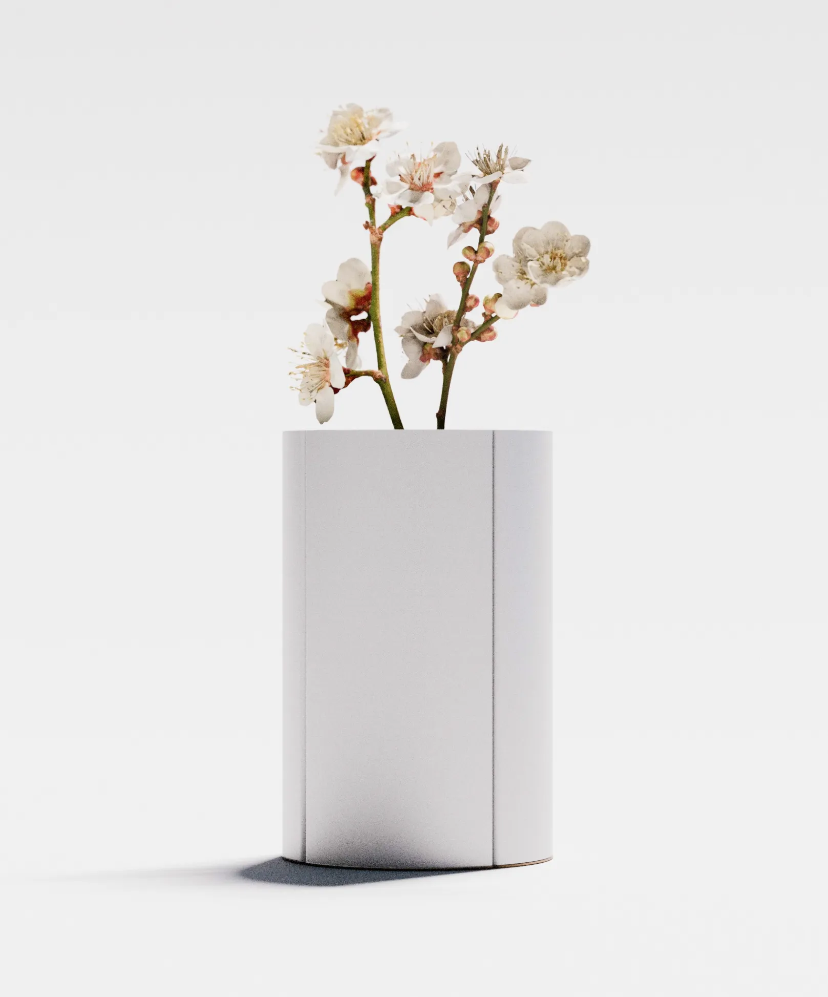 Type-490 aluminium ring vase